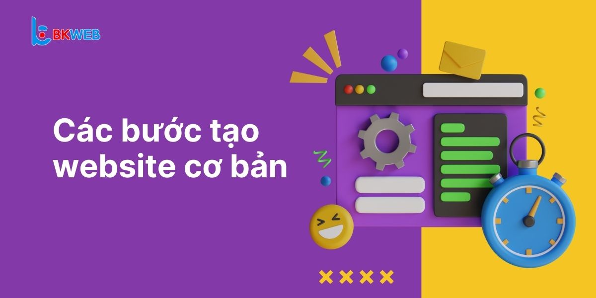 Các bước tạo website cơ bản